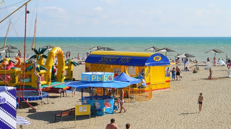 отдых в Саках у самого моря
